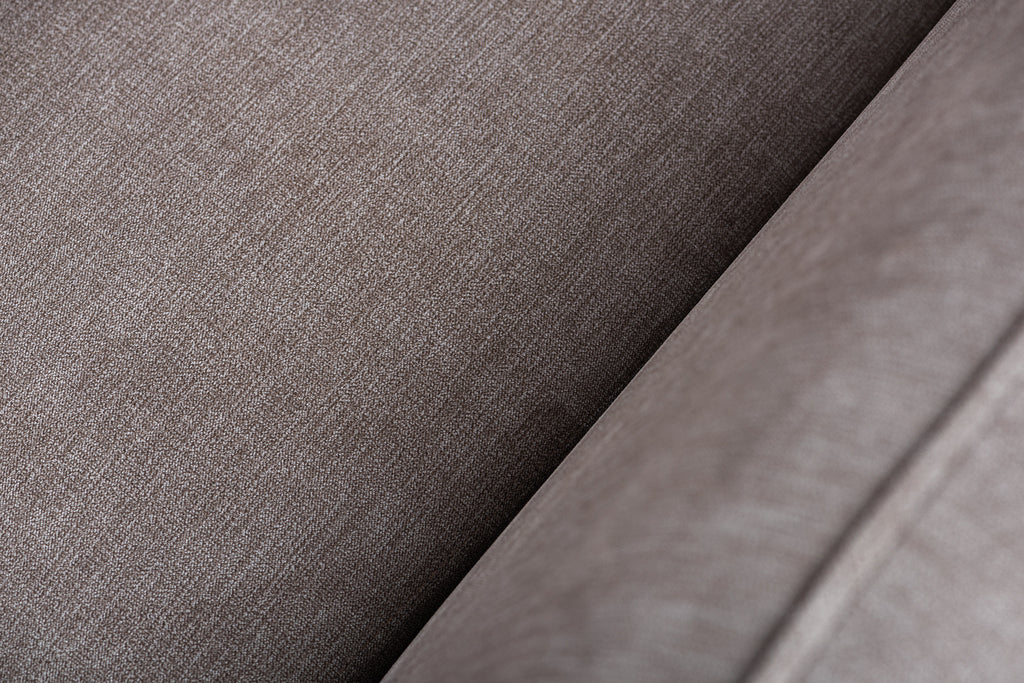 3 seater corner left, fabric Orinoco 23, K460 beige, black leg