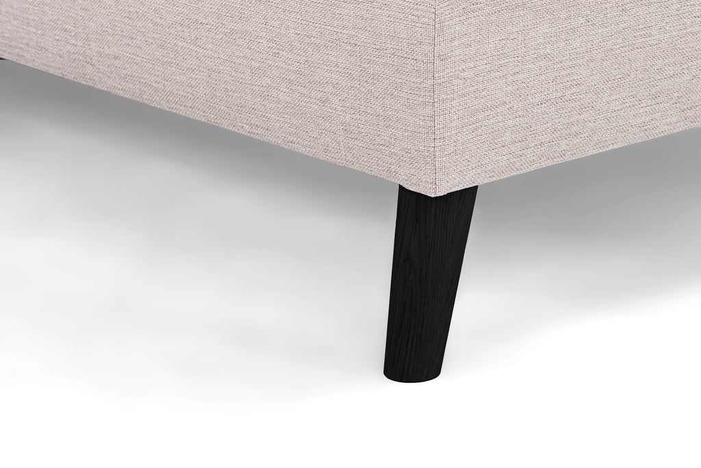 3 seater corner right, fabric Inari 22, I460 beige, black leg