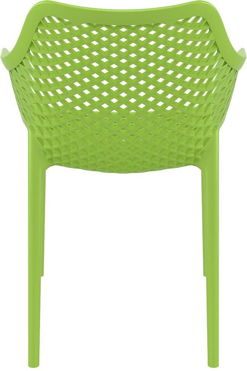 Baratti Carva Stapelbare Tuinstoel met Armleuning Groen