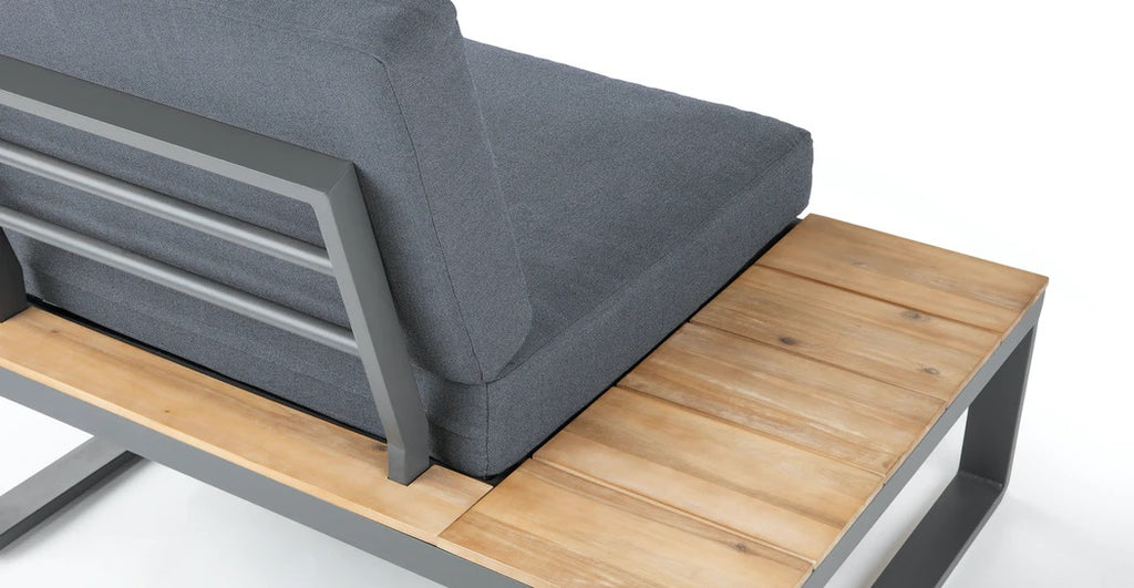 Albufeira modulaire loungeset hoekopstelling - Alu antraciet
