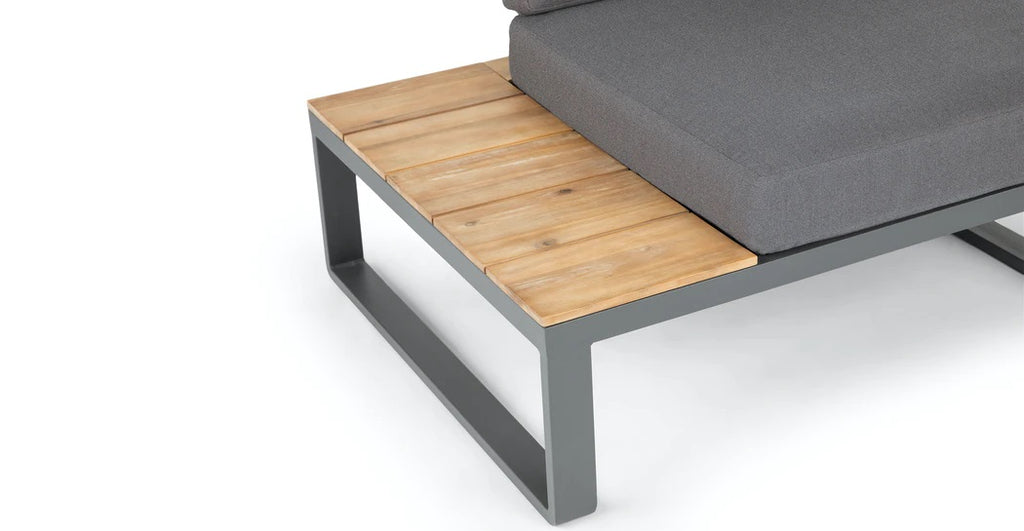 Albufeira modulaire loungeset hoekopstelling - Alu antraciet