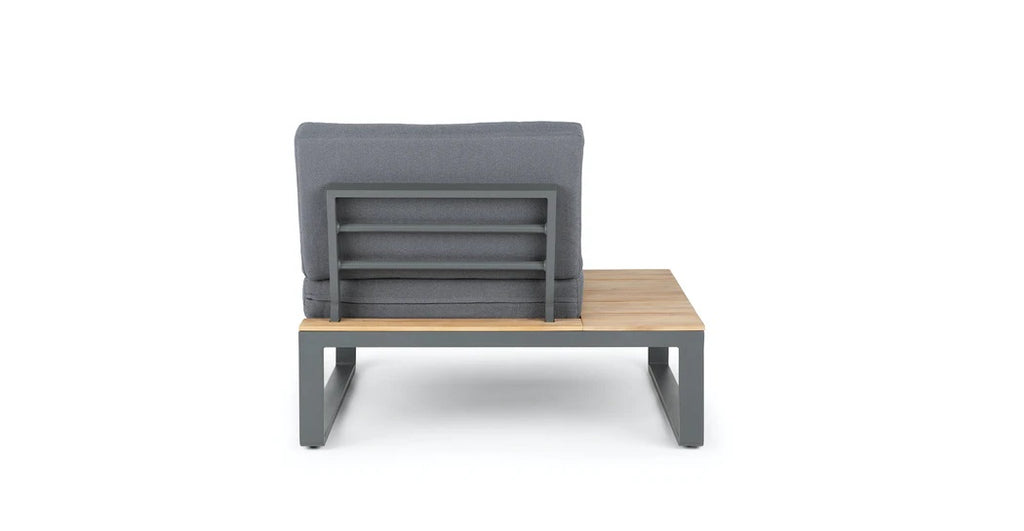 Albufeira modulaire loungeset hoekopstelling - Alu antraciet