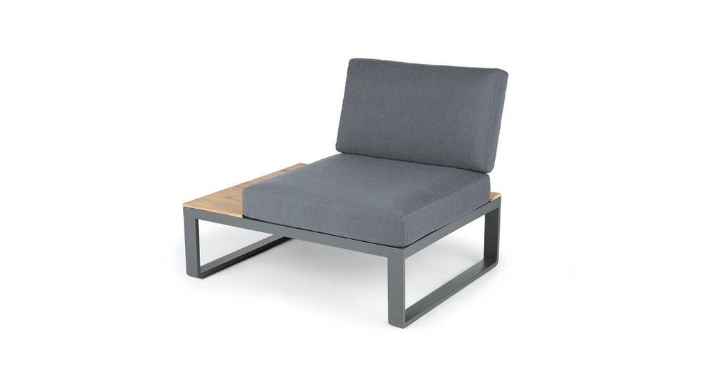Albufeira modulaire loungeset hoekopstelling - Alu antraciet