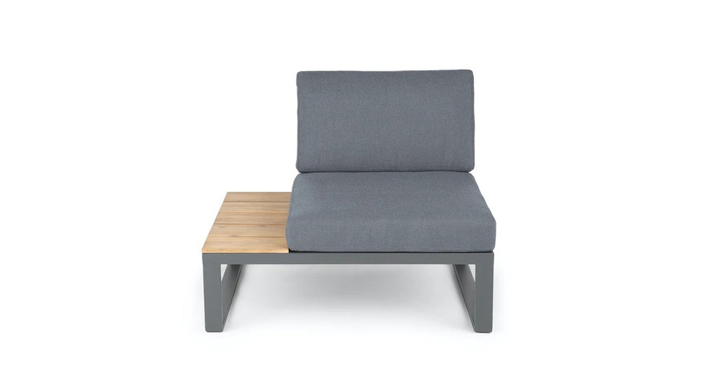 Albufeira modulaire loungeset hoekopstelling - Alu antraciet