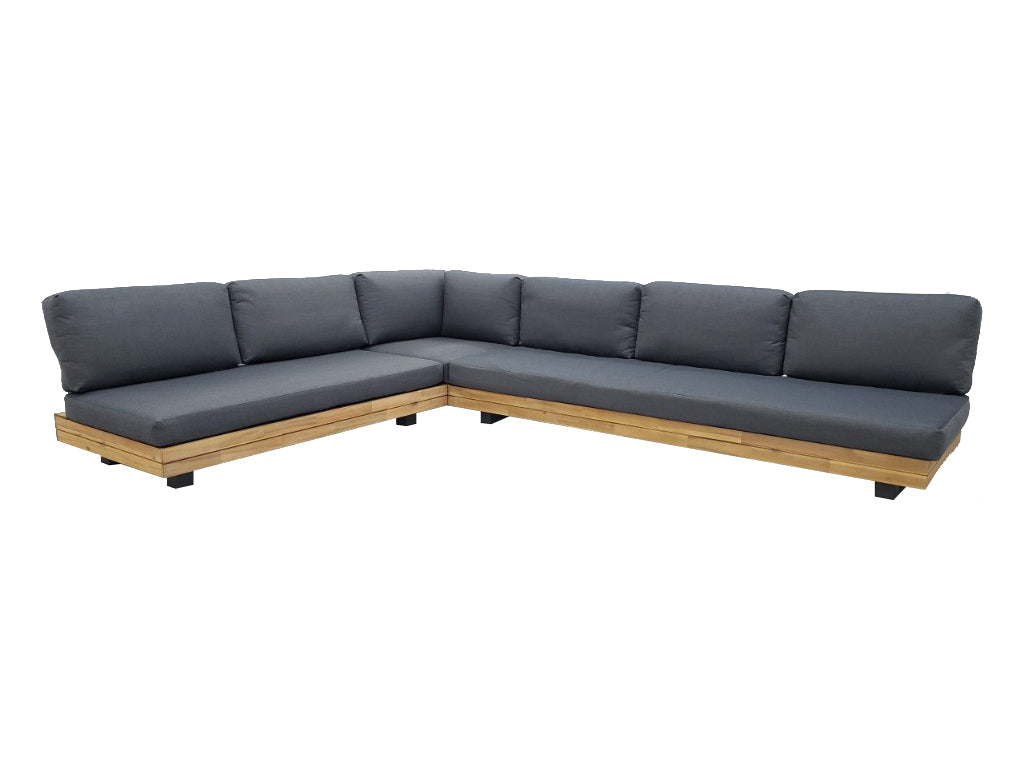 Los Angeles Loungehoekset - Metaal Staal Poeder gecoat Antraciet