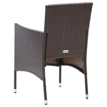 Tuinstoelen 4 St Poly Rattan Bruin