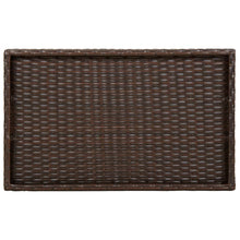 Dienbladtafel Inklapbaar 65X40X75 Cm Poly Rattan