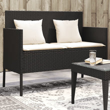 Tuinbank Met Kussens Poly Rattan