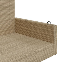 Schommelbank 119X56X48 Cm Poly Rattan