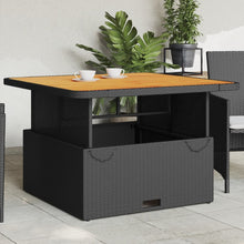 Tuintafel Poly Rattan En Acaciahout