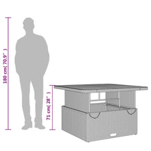 Tuintafel Poly Rattan En Acaciahout