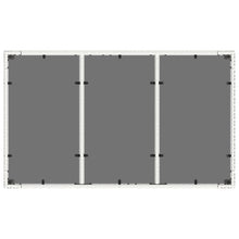 Tuintafel Met Glazen Blad 150X90X75 Cm Poly Rattan Wit