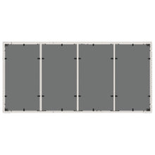 Tuintafel Met Glazen Blad 190X90X75 Cm Poly Rattan Wit