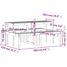 Picknicktafel Massief Grenenhout