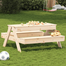 Picknicktafel Met Zandbak Voor Kinderen Massief Douglashout