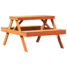 Picknicktafel 105X134X75 Cm Massief Grenenhout