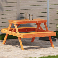 Picknicktafel 105X134X75 Cm Massief Grenenhout