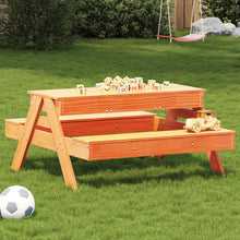 Picknicktafel Met Zandbak Voor Kinderen Massief Douglashout