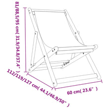 Strandstoelen 2 St Inklapbaar Stof Grijs