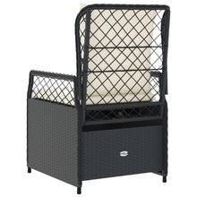 Tuinstoelen 2 St Verstelbaar Poly Rattan