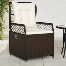 Tuinstoelen 2 St Verstelbaar Poly Rattan