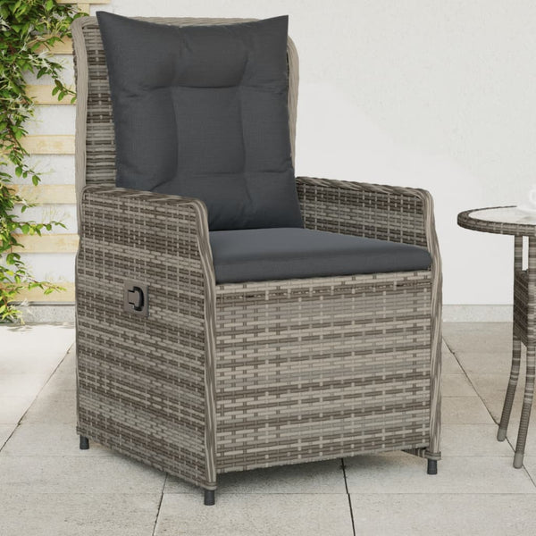 Tuinstoelen 2 St Verstelbaar Poly Rattan