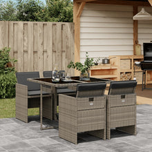 Tuinset Met Kussens Poly Rattan