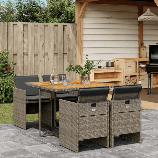 Tuinset Met Kussens Poly Rattan