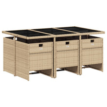 Tuinset Met Kussens Poly Rattan