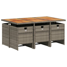 Tuinset Met Kussens Poly Rattan