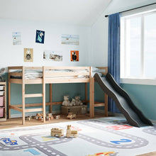 Kinderhoogslaper Zonder Matras Grenenhout