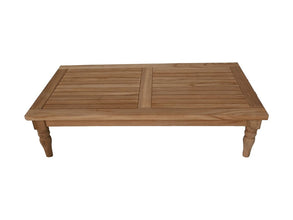 HSM Collection-Rechthoek Tuinsalontafel Bahama-125x70x30-Naturel-Teak