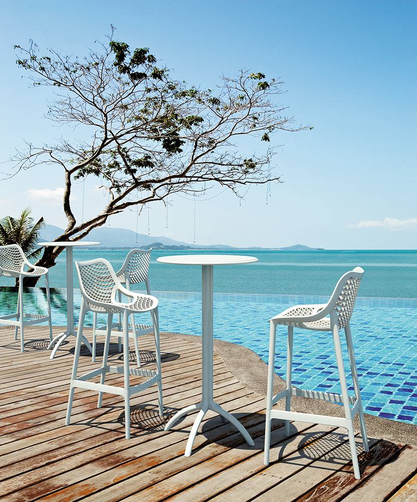 Baratti Hava Barkruk 75 cm Wit