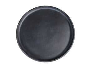 HSM Collection-Ronde Bijzettafel Drum-60x60x40-Zwart-Mango