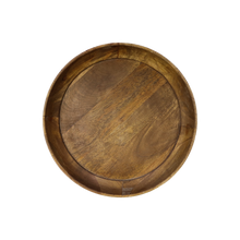 HSM Collection-Ronde Bijzettafel Ventura-ø60x52-Naturel/Zwart-Mango/Metaal