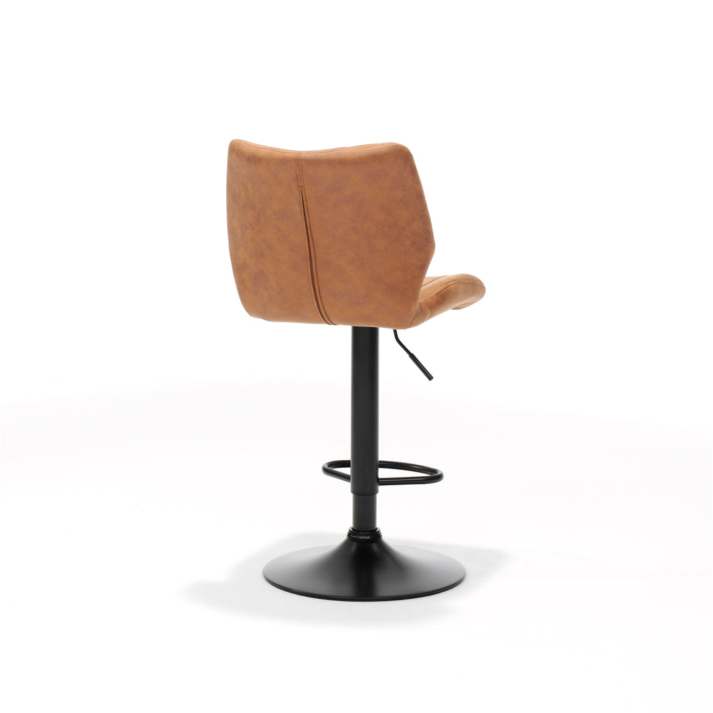 Bobby barkruk Stof Soft Cognac