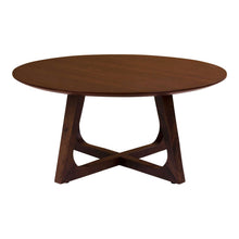 Hellerup Coffee Table - Coffee table in walnut veneer Ã˜ 75 cm