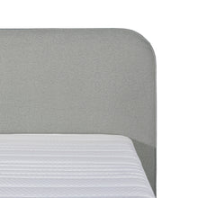 Mörgenn Bouclé Boxspring Grau 140x200