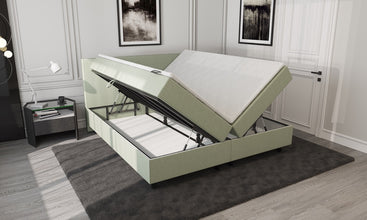 Mörgenn Opberg Boxspring Groen 140x200