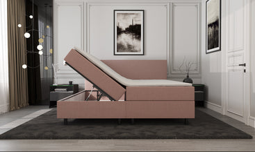 Mörgenn Opberg Boxspring Oud Roze 160x210