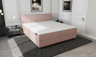 Mörgenn Aufbewahrung Boxspring Altrosa 160x210