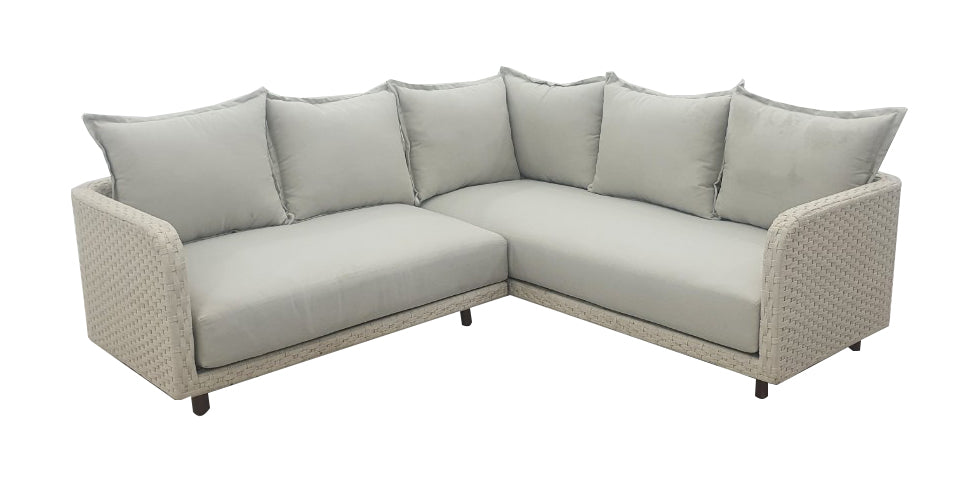 Nayan Lounge Hoek Set - Staal Poeder gecoat Oester