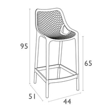 Baratti Hava Barkruk 65 Cm Donkergrijs (Per 2 Stuks)