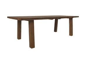 Rechteckiger Garten-Esstisch – 180 x 90 x 76 – Natur – Teak