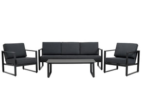 The Outsider Sara Stuhl-Sofa-Lounge-Set aus Aluminium