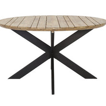 The Outsider Tuintafel Rond Ø 135 cm Merry Acaciahout Kruispoot