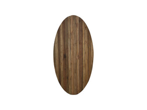 HSM Collection-Ovaal Tuintafelblad-240x110x7-Naturel-Teak