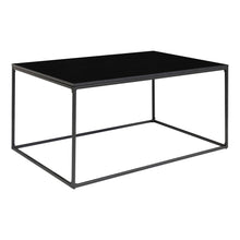 Vita Coffee Table - Coffee table with black frame and black top 90x60x45 cm