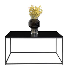 Vita Coffee Table - Coffee table with black frame and black top 90x60x45 cm