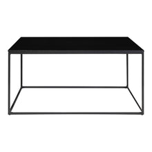 Vita Coffee Table - Coffee table with black frame and black top 90x60x45 cm